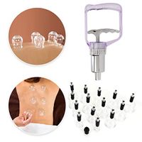 Cupping Therapy Sets, 14pcs Glass Thicken Suction Cups Jar Professional Chinese Vacuum Cupping Device Different Size Full Body Massager Massage Relax Cupping Gifts for Women/Men/Dad/Mom, CE Approved