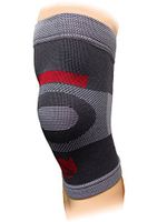 SafeTGard Multi-Compression Support Elastic Knee (Grey/Black, Large)
