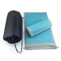 Acupressure Massager Mat Relaxation Relief Stress Tension Body Yoga Mat Spike Relieve Stress Pain Cushion Set,Cushion Pillow Bag