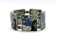 Relaxus Magnetic Jewelery. Magnetic Abalone Swirl Bracelet.