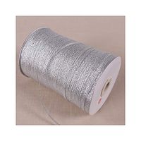 3mm Ribbon Glitter Christmas Wedding Decor Cake Candy Box Packaging Wrap Onion Fabric Ribbons DIY Accessories,Silver,3mm Onion 10Meters