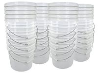 White 2 Gallon Bucket with Gamma Seal Lid (20)