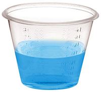 Grab Lip 1 Oz Medicine Cups with Embossed Measurements (100 Cups)