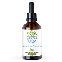 American Ginseng B120 Alcohol-Free Herbal Extract Tincture, Super-Concentrated American Ginseng (Panax Quinquefolius) (4 fl oz)