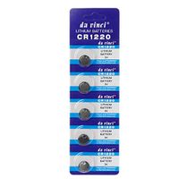 FLYCHENGi 5PCS CR1220 Button Battery 1.55V Lithium Coin Cell Batteries BR1220 DL1220 CR 1220 LM1220 Watch Electronic Toy Remote