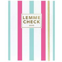 Graphique Hidden Wiro Agenda, Stripes - 18-Month 2020 Planner (July '19-December '20) Includes Weekly and Monthly Color Grids and Organizational Stickers, Elastic Strap Closure, Measures 7" x 9.25"