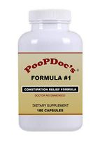 PoopDoc's Constipation Relief Formula #1 (Large Bottle - 180 Cap)
