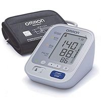 ZKKAW Upper Arm Blood Pressure Monitor, LCD Digital Electric Automatic Sphygmomanometer with Large Cuff Machine Meter 2 User Modes Use for Home Old Man