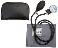 Sammons Preston Economy Aneroid Sphygmomanometer, Professional Blood Pressure Cuff Monitor & Dial for Accurate Measurement, Adult Size, Manage Hypotension & Hypertension, Home or Clinical Use