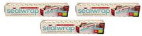 AEP Industries zp12250C Seal Wrap Professional Grade Plastic Wrap, Zip Safe Slide Cutter, Clear (3 Pack)