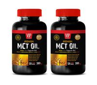 Brain Supplements for Memory and Focus - MCT Oil Premium 3000 MG with CAPRYLIC & CAPRIC ACIDS - mct Oil Pills Nature - 2 Bottles 240 Liquid Capsules