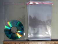 100pc Self Adhesive Resealable Clear Plastic Cellophane Poly Bag 5"x 8" (cello-I)