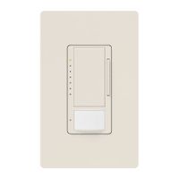 Lutron MS-OP600M-LA Maestro 600 Watt Multi-Location Dimmer with Occupancy Sensor, Light Almond