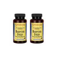 Swanson Magnesium Orotate 40 mg 60 Caps 2 Pack