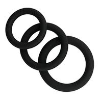 Silicone Male Enhancement Exercise Bands O Ring 3 Different Size Flexible Rings