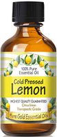 Pure Gold Cold Pressed Lemon Essential Oil, 100% Natural & Undiluted, 60ml
