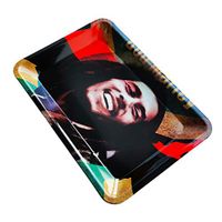 Metal Rolling Tray Durable Art Scroll Tray 7