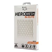 East Coast Dyes Lacrosse Semi-Hard HeroMesh Solid Color White HM-SemiHard-Wht-1P