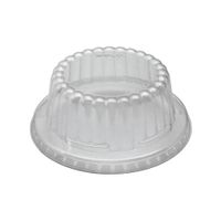 Solo DF8-0090 Clear Plastic Food Container PET Lid (Case of 1000)