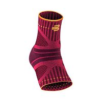 Bauerfeind Sports Ankle Support Dynamic - Ankle Compression Sleeve for Freedom of Movement - 3D AirKnit Fabric for Breathability - Premium Quality & Washable (XS, Pink)