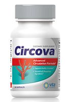 Circulation and Vein Support Formula | Circova Contains L Arginine, Niacin, and Hawthorne for Naturally Improved Blood Flow and Blood Pressure | 90 ct.