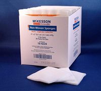 MCKESSON Sponge Dressing Medi-Pak Performance Plus Poly/Rayon 4-Ply 2 X 2 Inch Square (#16-4224, Box of 100)