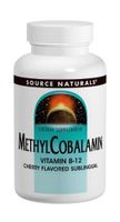 Source Naturals Vitamin B-12, 5 mg Supports Energy Production - 30 Fast Melt Vegan Formula