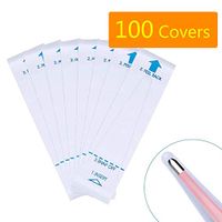 Pieces Digital Thermometer Probe Covers 3.75 x 1.02 Inches, Disposable Universal Electronic Thermometer Cover, Sterile and Safe Thermometers Sleeve Prevent Cross-Contamination 100Pcs