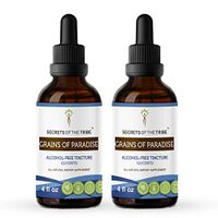 Grains of Paradise Alcohol-Free Liquid Extract, Organic Grains of Paradise (Aframomum melegueta) Dried Seeds Tincture Supplement (2x4 FL OZ)