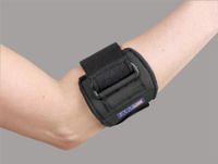 Florida Orthopedics 19-602: SAFE-T-SPORT NEOPRENE TENNIS ELBOW STRAP WITH LOOP LOCK, Navy Universal