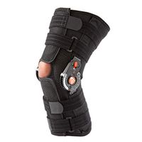 Breg Recover Knee Brace, Long, Airmesh, Open Back, Wraparound (Medium)