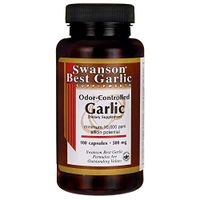 Swanson Odor-Controlled Garlic 500 Milligrams 100 Capsules