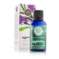 Woolzies 100% Pure & Natural Rosemary Essential Oil 1 Oz - Stimulating Scalp Treatment for Healthy Hair Growth - Anti Aging - Skin Care For Acne & Wrinkles - For Diffusion & Topical Use - Aromatherapy