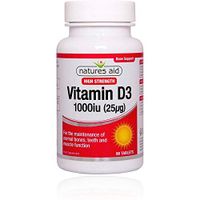 Natures Aid Vitamin D3 1000iu (25u g) 90 Tabs