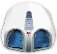 Miko Shiatsu Foot Massager Machine with Heat, Air Compression, Kneading Massage, and Rolling Therapy - Relieve Plantar Fasciitis, Feet Pain, Neuropathy, Tired Muscles and Improve Circulation