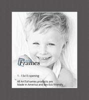 13x15 Cinder / Charcoal Custom Mat for Picture Frame with 9x11 opening size (Mat Only, Frame NOT Included)