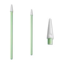 100pcs 3.0" Small Pointed Cleanroom Cleaning Swabs Lint Free Polyester Tip Swabsticks for PCB Board, Camera Sensors, Optical Lens, Electronics, Detailing, Small Hole and Hard-to-Reach Area CK-PS750