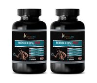 Testosterone Booster tribulus - Bodybuilding Pills for Men - Increases Energy - rhodiola rosea herb Supplement - 2 Bottles 120 Capsules
