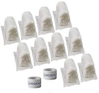 10 Rolls of 4.5"x4.1yds 6 Ply Sterile Krinkle Gauze + 2 Rolls of Vakly Medical Tape