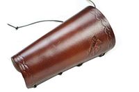 NewTraditional Cow Leather Arm Restraint Protector Guard Pull Bow Protect Arm for Shooting Barcer Hunting Archery Accessory 1PCS
