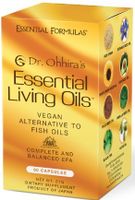 Dr. Ohhira's Essential Living Oils - 60 Capsules - The Vegan Alternative to Fish Oil Supplements