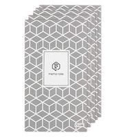 5-Pack of N Memo Notebooks with 50 Ruled Pages, 148mm x 83mm (Geometric Patterns)