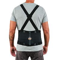 Ergodyne ProFlex 2000SF Back Support Brace, 8.5" Spandex, V-Shape Design and Patented Stays for Added Support (Renewed)