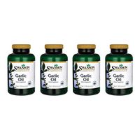 Swanson Garlic Oil 1,500 mg 500 Sgels 4 Pack