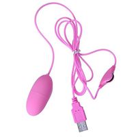 Wansan USB Vibrating Egg, Waterproof Muscle Exercises Ben Stainless Steel Jump Eggs-Best Massager for Men Or Women