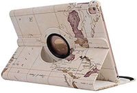 Jennyfly iPad Mini 4 Cover, 360 Degree Rotating Case Hands-Free Stand Multi Typing Angle Slim Duralble PU Leather Corner Protective Cover for 7.9 inch iPad Mini 4 - White