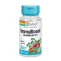 Solaray ImmuBoost Blend SP-21 | Herbal Blend w/Cell Salt Nutrients | Healthy Immune System Function Support | Non-GMO, Vegan | 50 Serv | 100 VegCaps