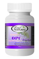 Isotonic OPC Powder 3 Month Supply Supplement, 300g [2 Bottles] by Total Natural, Maximum Strength Grapeseed, Antioxidants, Liver Care, GMP Premium Ingredients