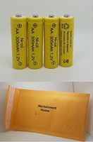 Ntertainment House 4 Piece Set AA NiCd 300 mAh 1.2V Rechargeable Battery for Solar Lights
