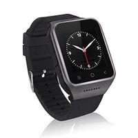 ZGPAX S8 Android 4.4 Dual Core Smart Watch Phone,1.54inch LG Multi-point Touch Screen,3G WCDMA,Bluetooth 4.0,Bulit-in GPS,2M Camera (Black)